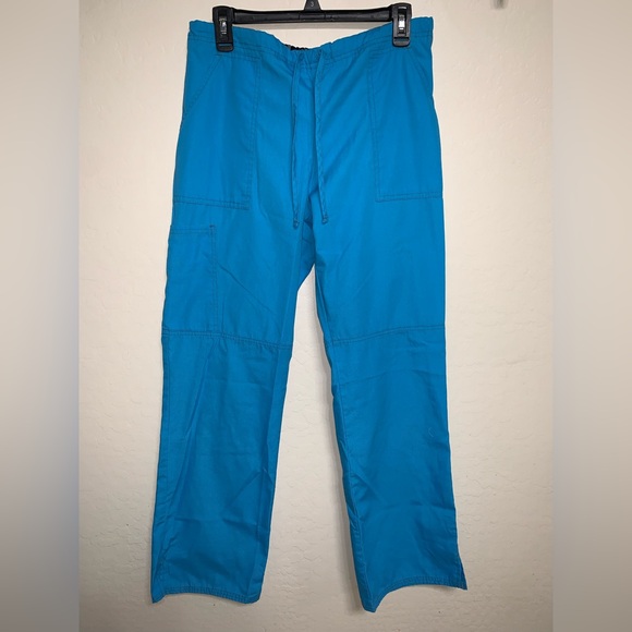 SCRUBSTAR Turquoise Drawstring Scrubs Pants - Picture 1 of 9